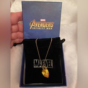 Marvel Avengers Infinity War Genuine Citrine Necklace